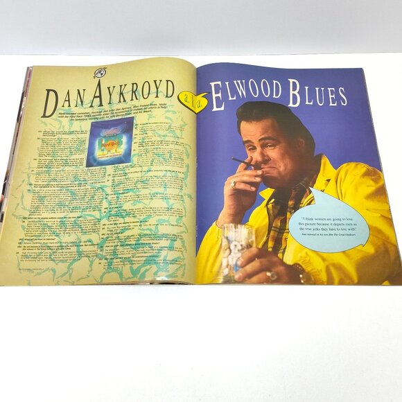 Hard Rock Cafe Magazine Featuring Dan Aykroyd As Elwood Blues 1980s Memorabilia - Picture 5 of 8